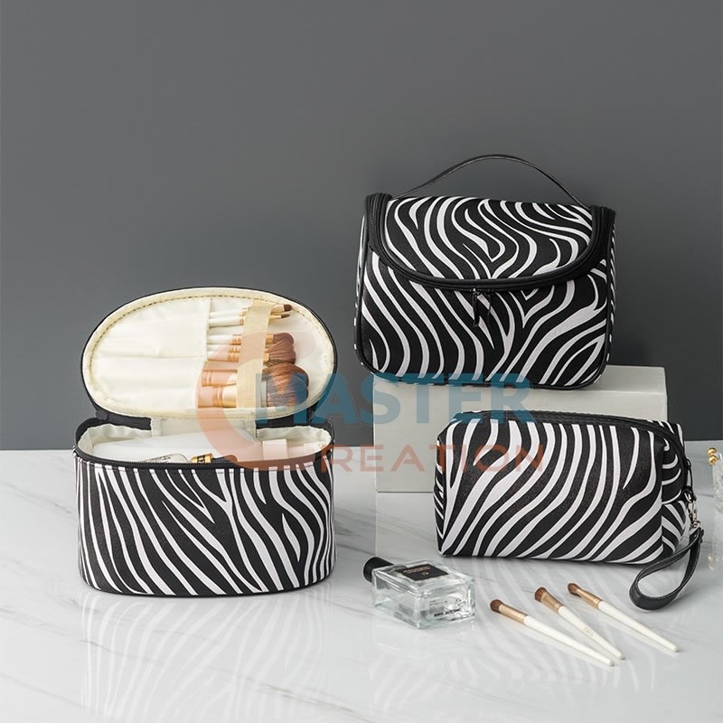 Zebra Pattern Cosmetic Bags