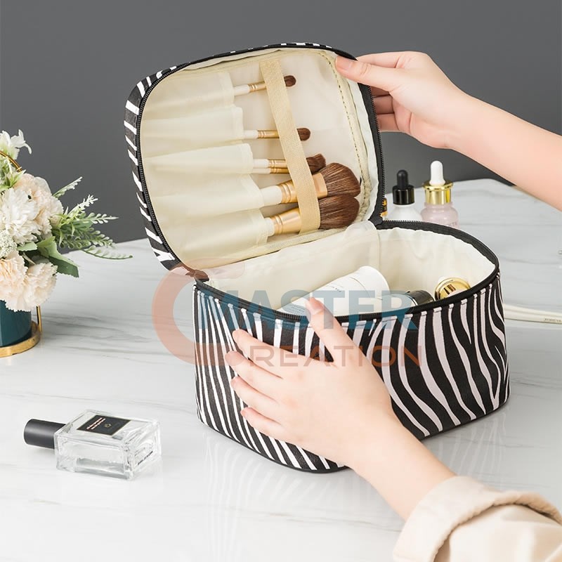 Zebra Pattern Beauty Bags