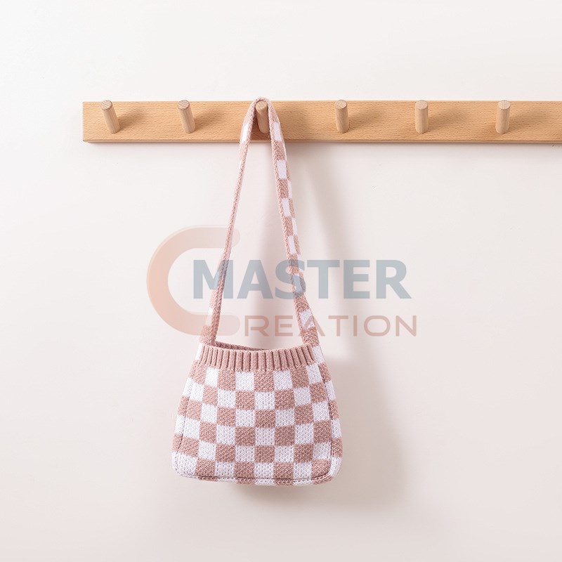 Pink Lattice Tote