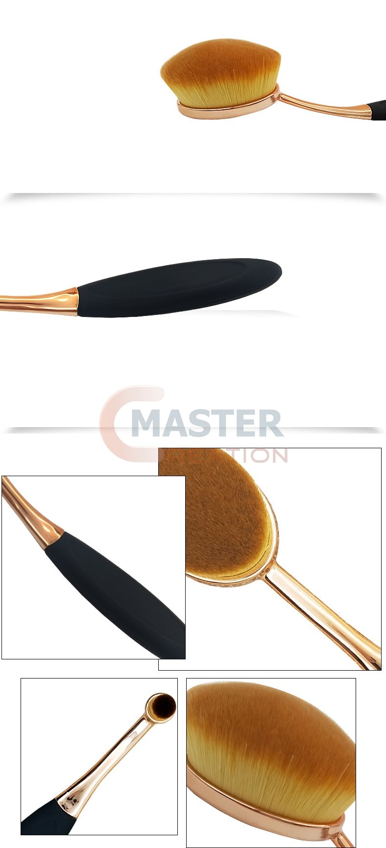 Black and Gold Handle Brush