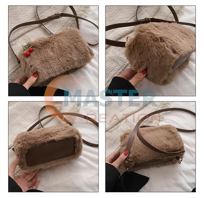 Plush Fur Handbag