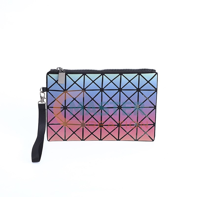 Colorful Geometry Bag | Geometric Ziplock Bag | Rainbow Effect Bag ...