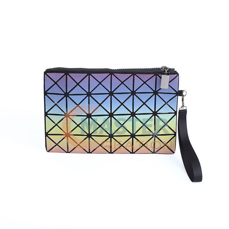 Colorful Geometry Bag | Geometric Ziplock Bag | Rainbow Effect Bag ...