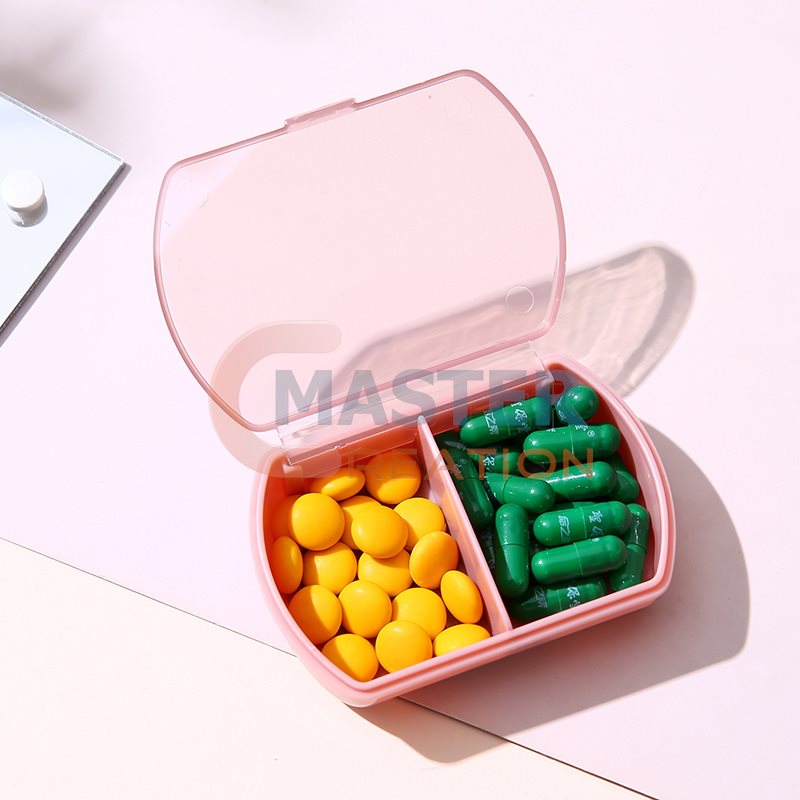 Rectangle Med Box | Clear Med Box | 2 Compartment Pill Box | Master ...